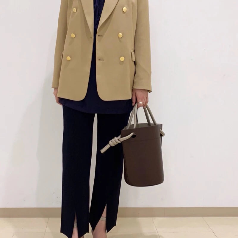 Drawstring Bucket Bag